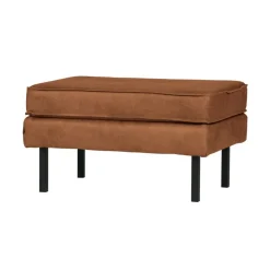 Rodeo Hocker Ecoleer Cognac 84cm