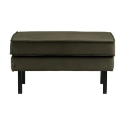 Rodeo Hocker Velvet Donkergroen 84cm