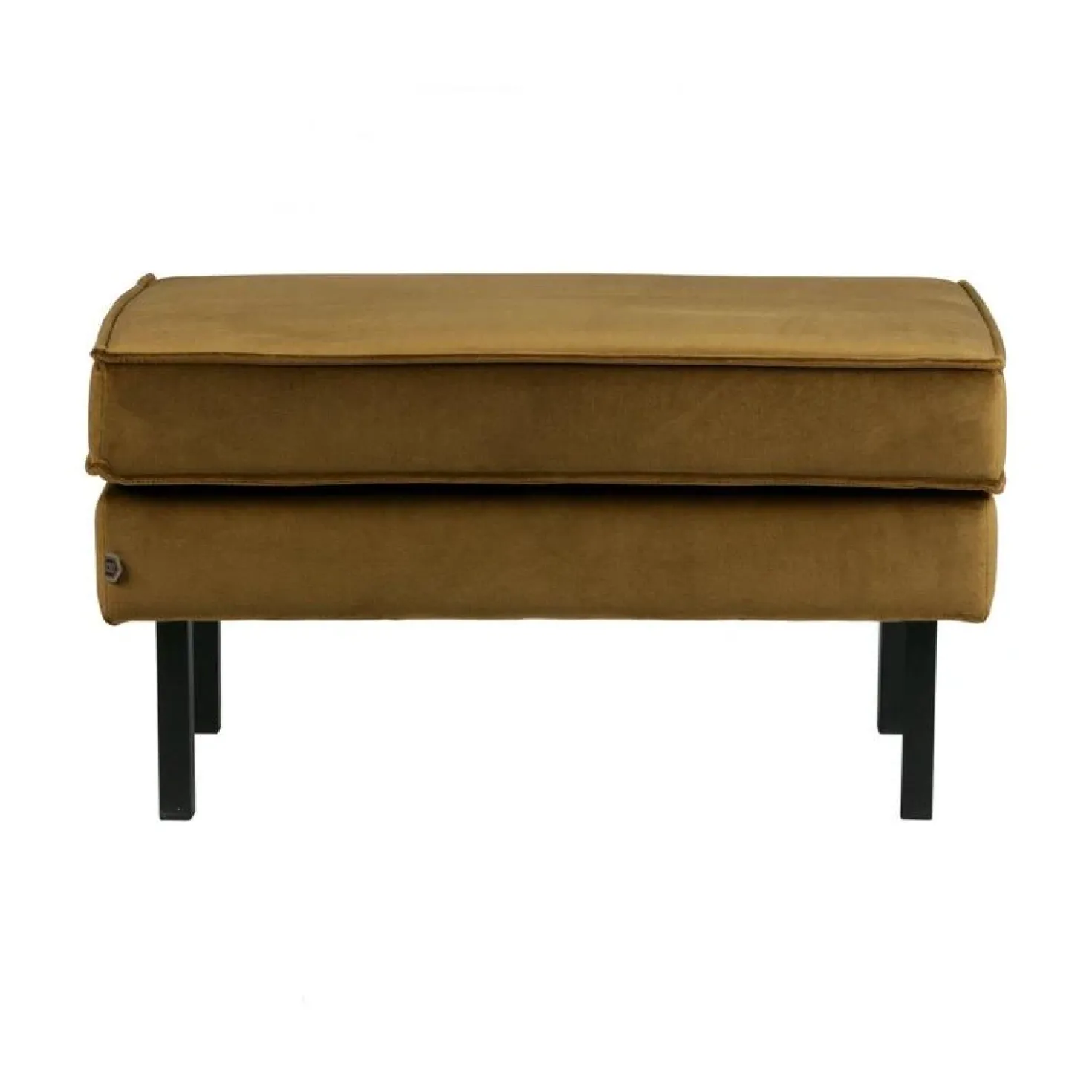 Rodeo Hocker Velvet Honinggeel 84cm