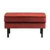 Rodeo Hocker Velvet Kastanjebruin 84cm