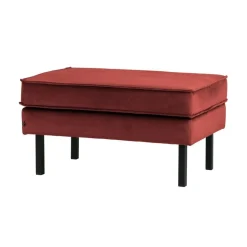 Rodeo Hocker Velvet Kastanjebruin 84cm