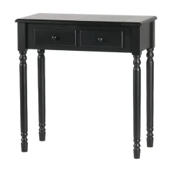 Romy Sidetable Hout Zwart 75cm