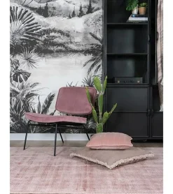 Romy vitrinekast industrieel zwart 80cm
