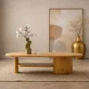 Rona Salontafel dicht Naturel mangohout 130cm