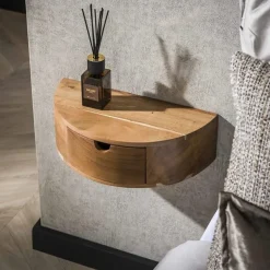 Rondo houten nachtkastje zwevend 40cm