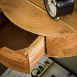 Rondo houten nachtkastje zwevend 40cm