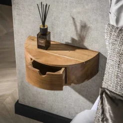 Rondo houten nachtkastje zwevend 40cm