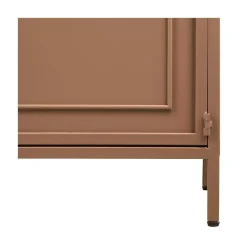 Ronja Vitrinekast XL Metaal Bruin 110cm