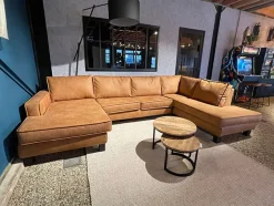 Ronny loungebank 3-zits met ottomane en verlengde sofa