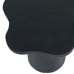 Rosetta Bijzettafel Organisch Zwart 65cm