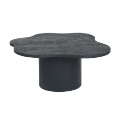 Rosetta Salontafel Organisch Zwart 98cm
