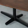 Rosie Eetkamertafel organisch Espresso 180 cm