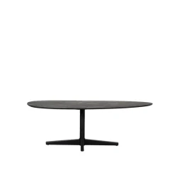 Rosie Eetkamertafel organisch Zwart 180 cm
