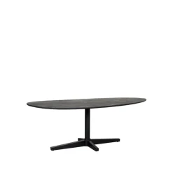 Rosie Eetkamertafel organisch Zwart 180 cm