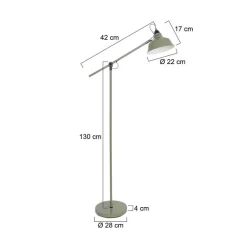 Ross 1-lichts Booglamp Groen