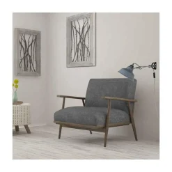 Ross 1-lichts Wandlamp Grijs