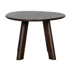 Roundly Eettafel organisch Mangohout Walnoot 160cm