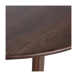Roundly Eettafel organisch Mangohout Walnoot 160cm