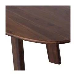 Roundly Eettafel organisch Mangohout Walnoot 200cm