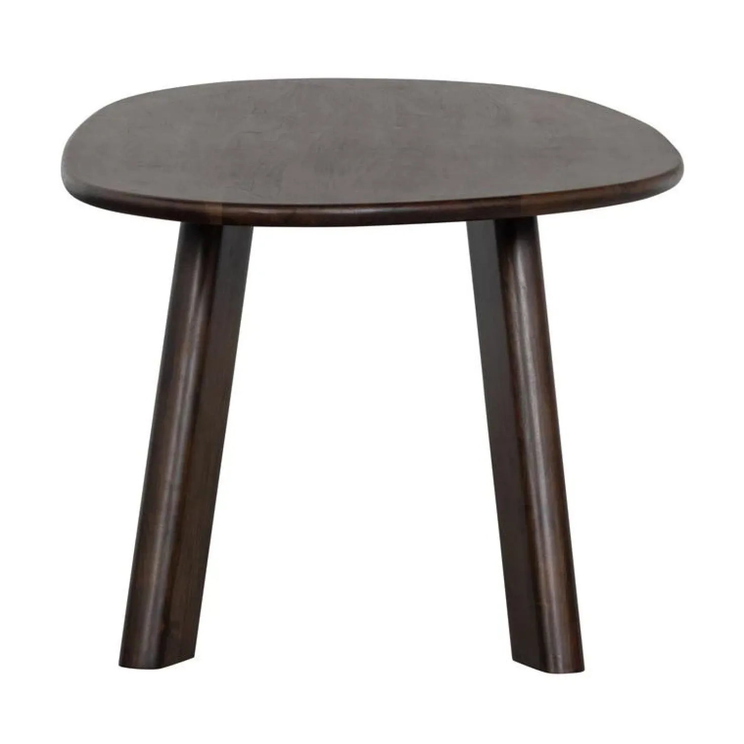 Roundly Eettafel organisch Mangohout Walnoot 200cm