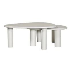 Rune Salontafel set van 2 Beton cire