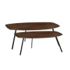 Rune Salontafel set van 2 Bruin