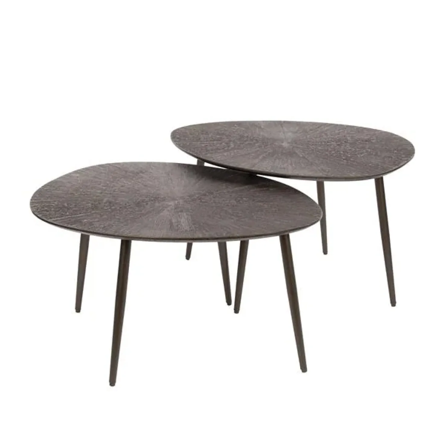 Russell Salontafel set van 2 organisch Brons