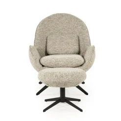 Ryan Fauteuil Taupe stof