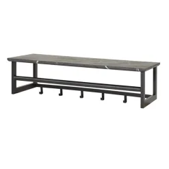 Sabina Kapstok 6 haaks zwart 80cm