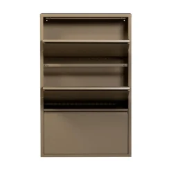 Sabine 3-Vaks Schoenenkast Metaal Zand 66cm