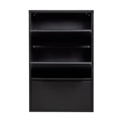 Sabine 3-Vaks Schoenenkast Metaal Zwart 66cm