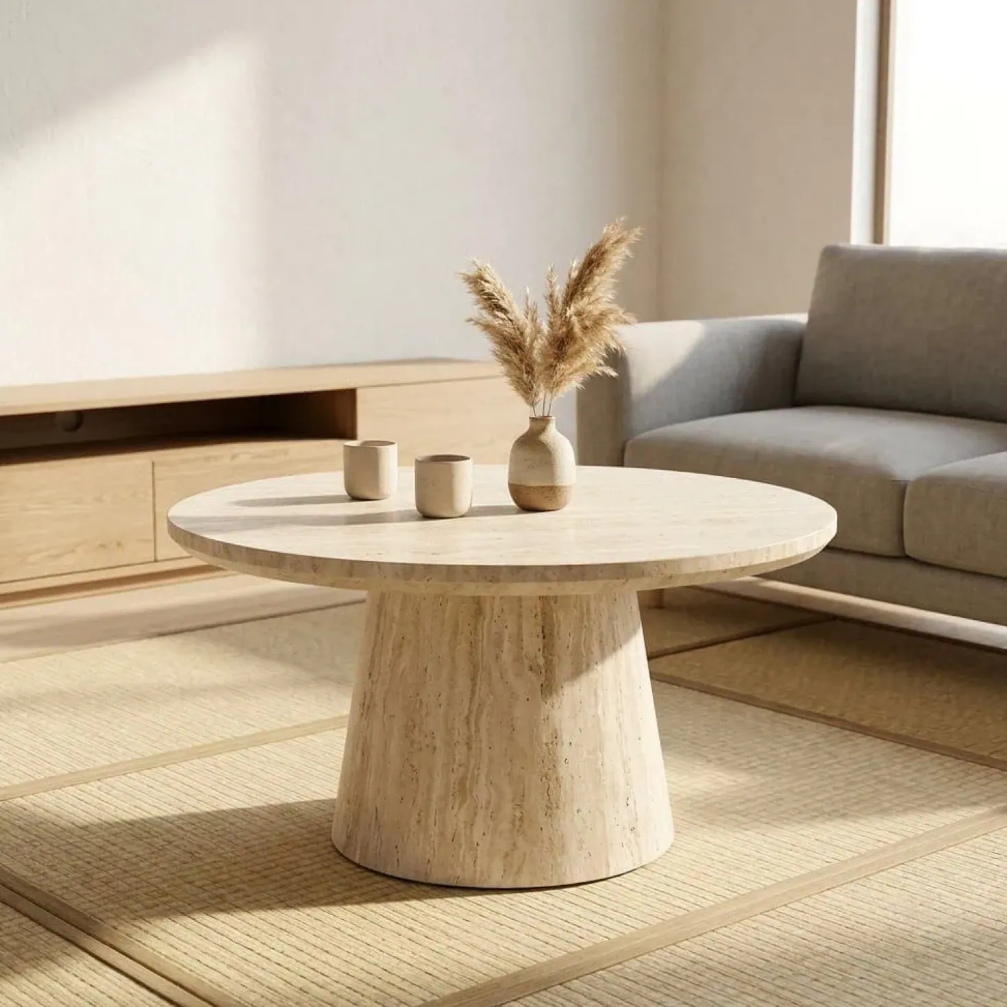 Salontafel Aime 70×38 beige