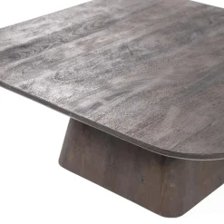 Salontafel Aron vierkant 80×80 bruin