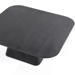 Salontafel Aron vierkant 80×80 zwart
