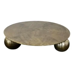 Salontafel Calma rond Goud 90 cm