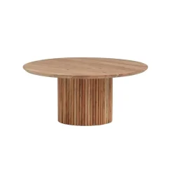 Salontafel conrad acaciahout naturel ø90