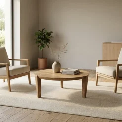 Salontafel Davina large mangohout 80cm