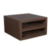 Salontafel Dortmund mangohout bruin 80cm.