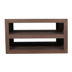 Salontafel Dortmund mangohout bruin 80cm.
