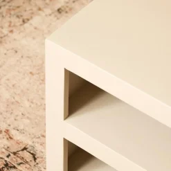 Salontafel Dortmund mangohout zand 80cm