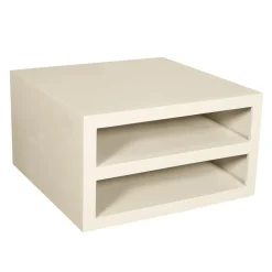 Salontafel Dortmund mangohout zand 80cm