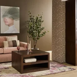 Salontafel Dortmund Walnoot 80cm