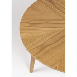 Salontafel Fabio Rond Eikenhout 80cm