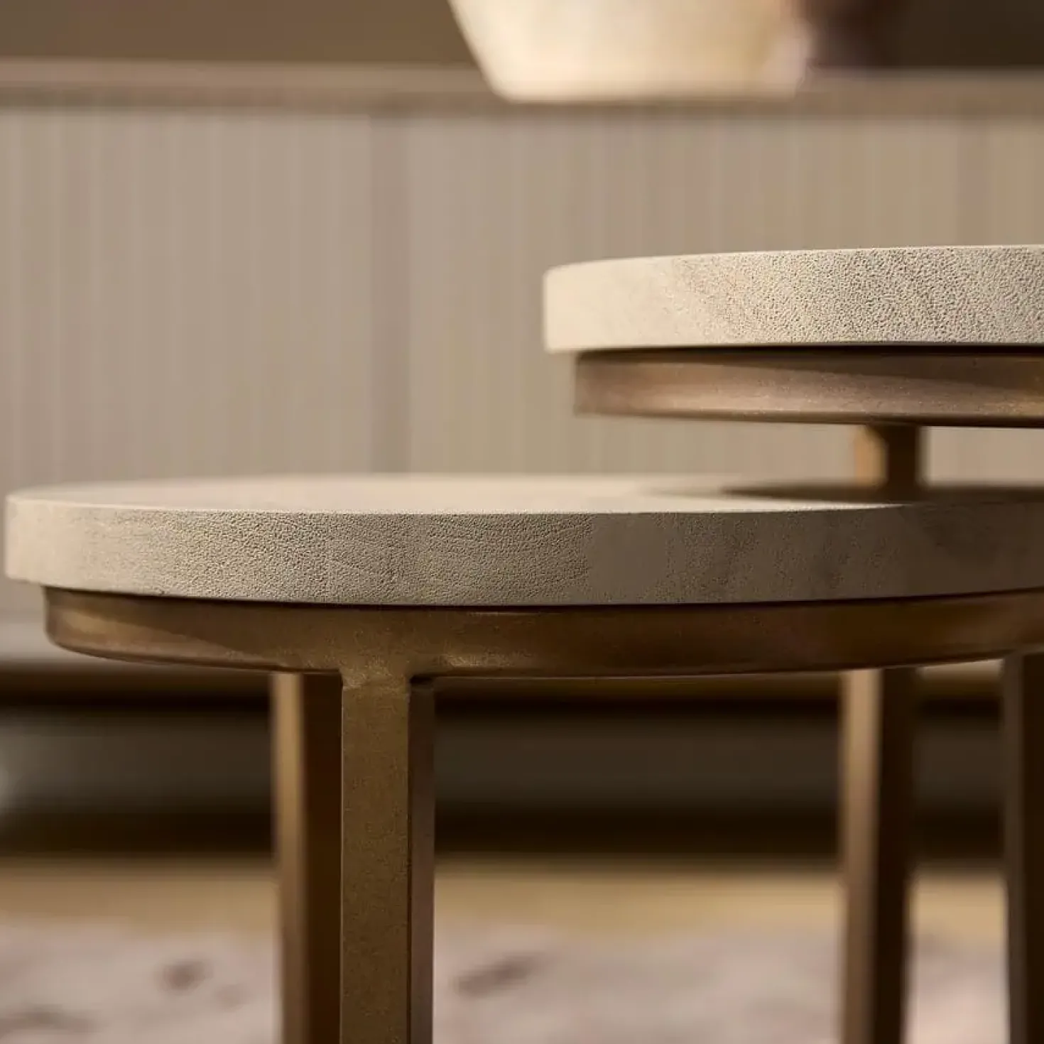 Salontafel Martin set van 3 Zand