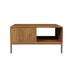 Salontafel Martin Vierkant Naturel 80cm