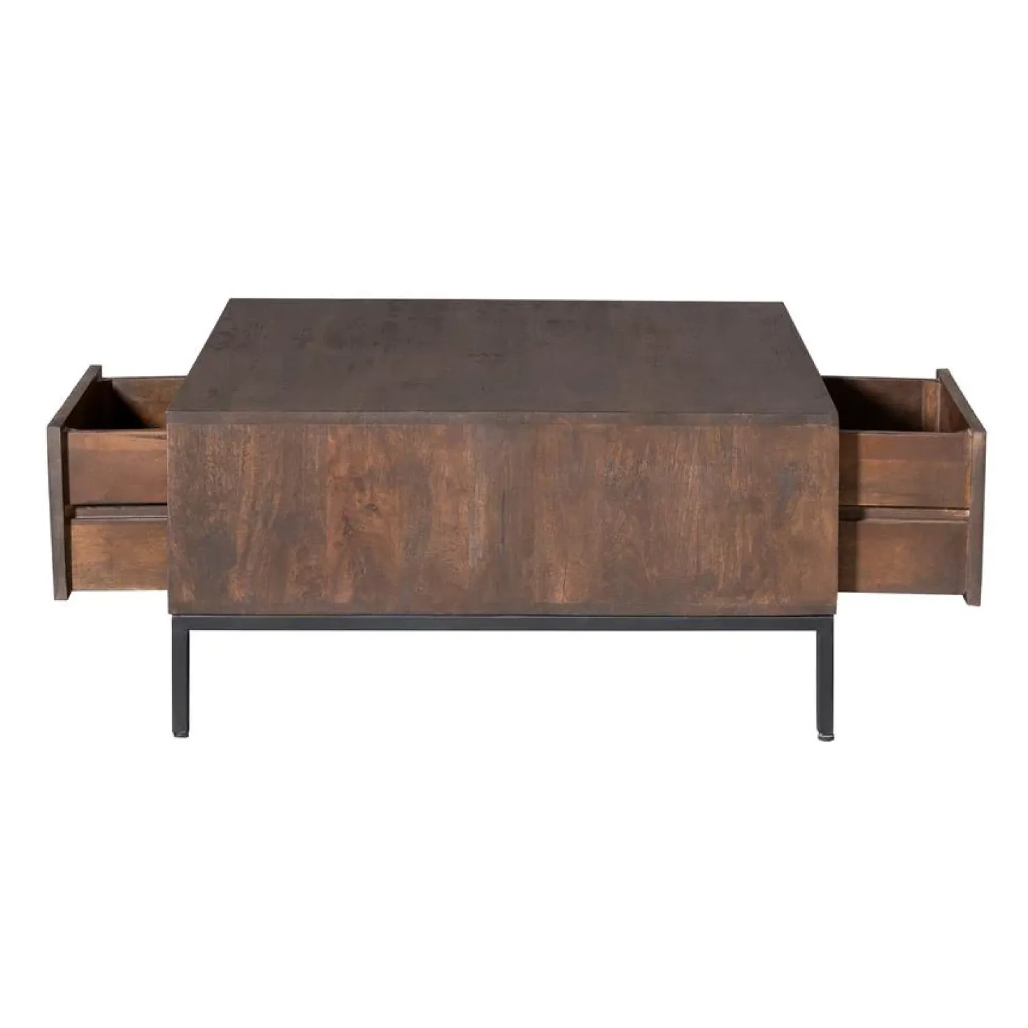 Salontafel Martin Walnoot 80cm Vierkant