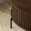 Salontafel Martin Walnoot Rond 80cm