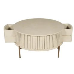 Salontafel Martin Zand Rond 80 cm
