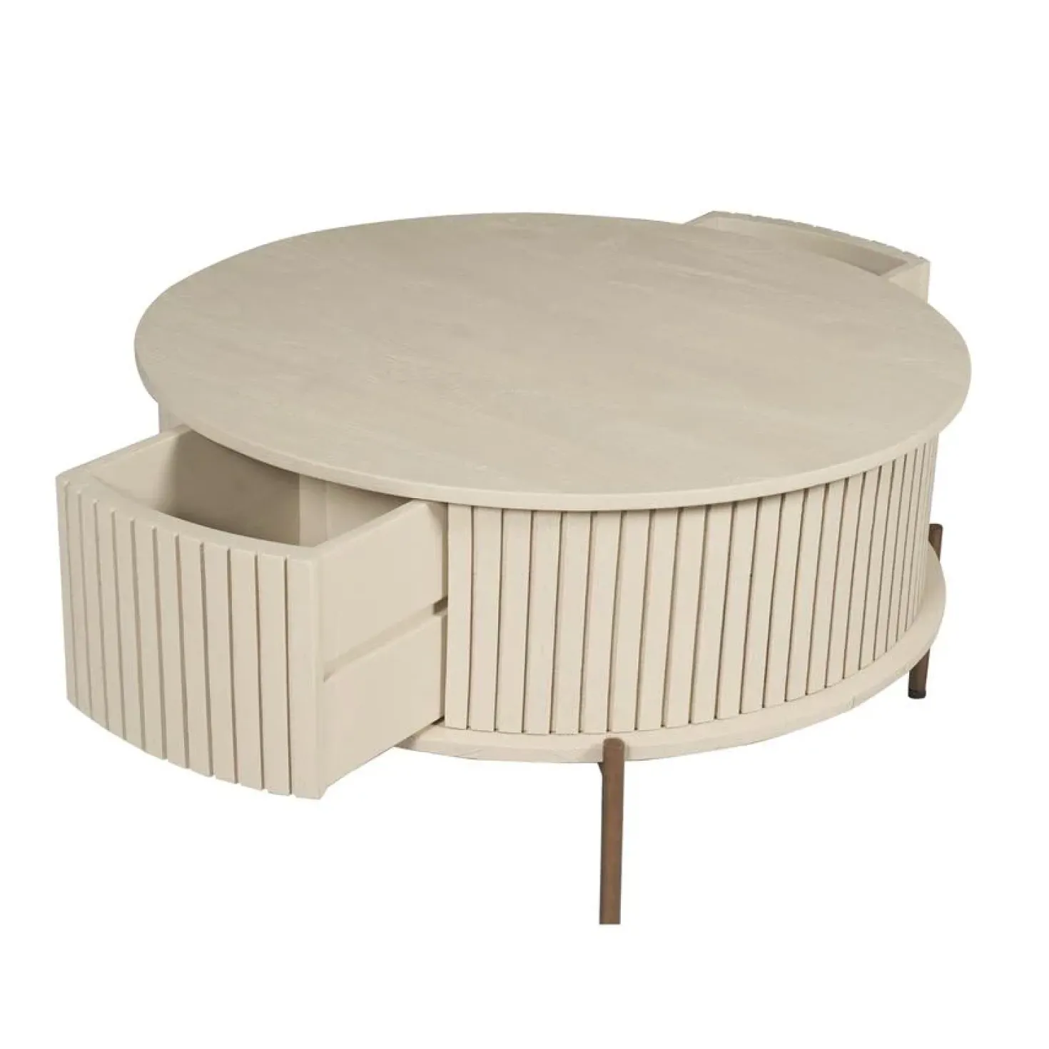 Salontafel Martin Zand Rond 80 cm