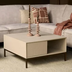 Salontafel Martin Zand vierkant 80 cm
